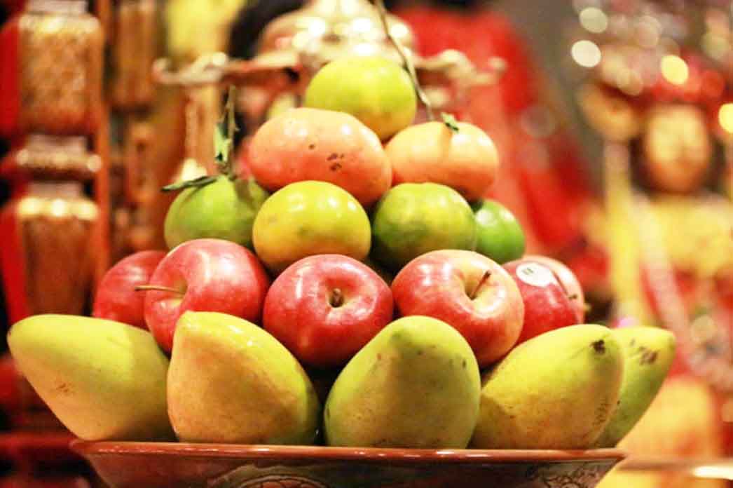 mâm quả dâng lễ cố chín